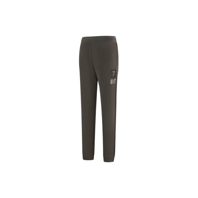 EMPORIO ARMANI EA7 FW23 Knitted Sweatpants Men's Dark Coffee-2