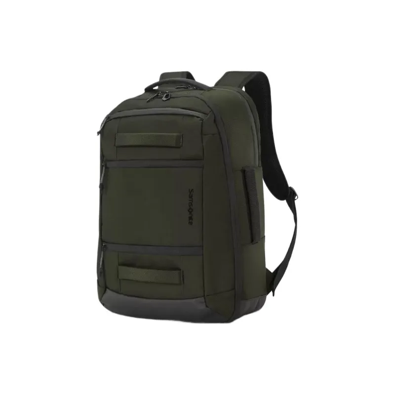 SAMSONITE Polyester Travel Bags Laptop Bags Backpack Men's Olive-0