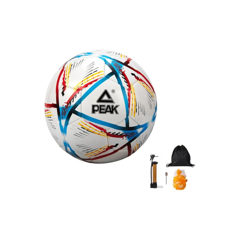 PEAK Size 5 Soccer PVC Machine Stitched Soccer Ball Unisex-4