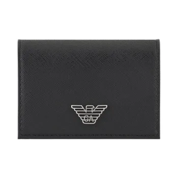 EMPORIO ARMANI Polyamide Coin Purses Wallets Men's Black