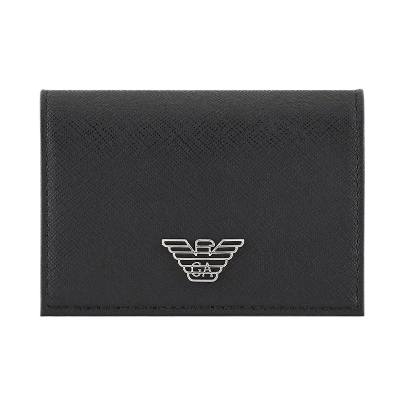 EMPORIO ARMANI Polyamide Coin Purses Wallets Men's Black-0