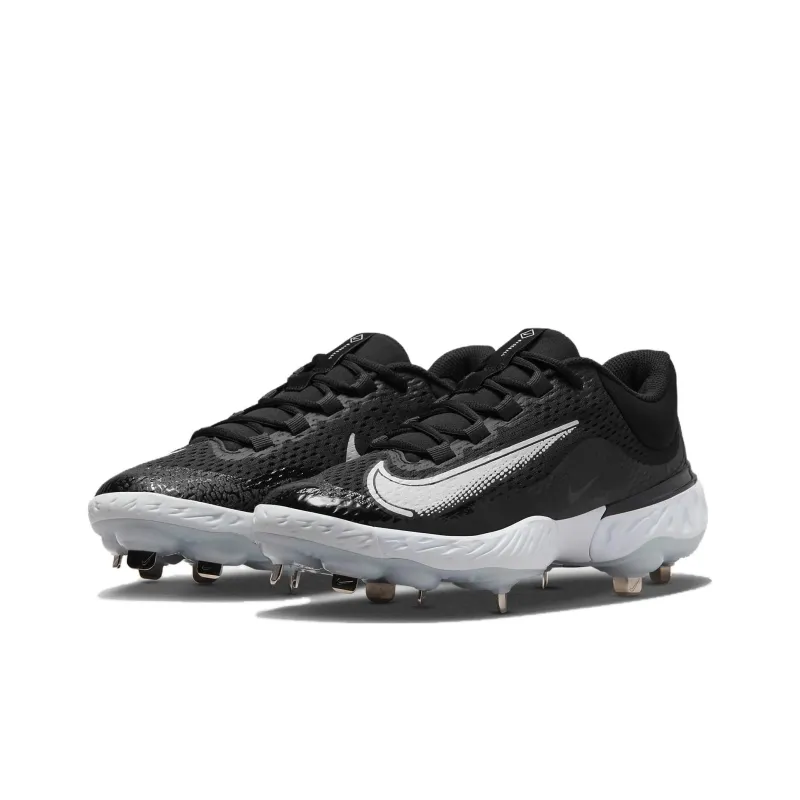 Nike Alpha Huarache Elite 4 Low 'Black White'-2
