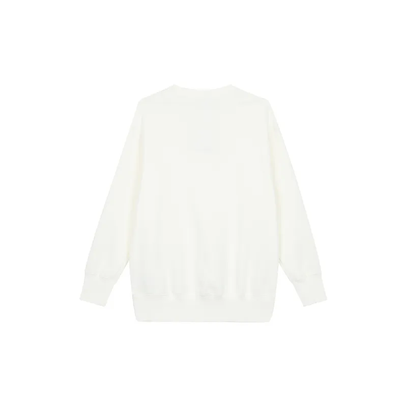 Nike Logo Embroidered Oversized Crewneck Sweatshirt-1