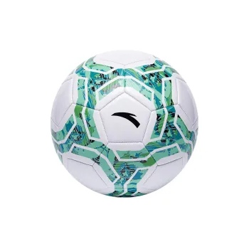 Anta Size 5 Soccer PVC Machine Stitched Soccer Ball Unisex Green