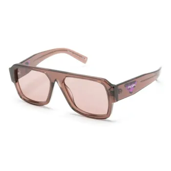 PRADA Eyewear Transparent Pilot-frame Sunglasses