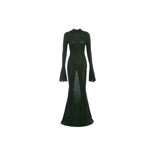 HOUSE OF CB Long-Sleeved Dresses Women's Forest Green