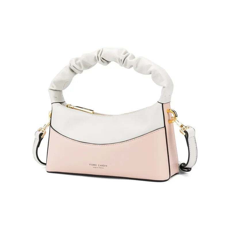 PIERRE CARDIN Cow Leather Shoulder Bag Regular Women's Pink/Yellow-1