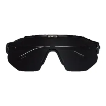 Moncler Injection Molding Irregular Shape Sunglasses Women's Black