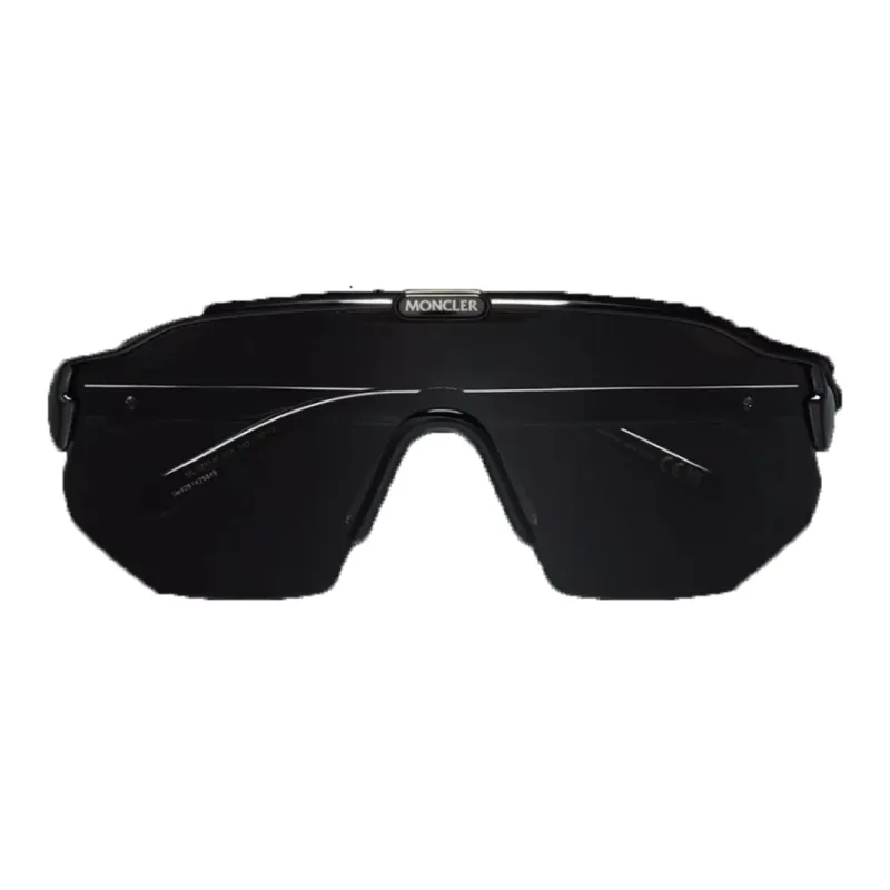 Moncler Injection Molding Irregular Shape Sunglasses Women's Black-0