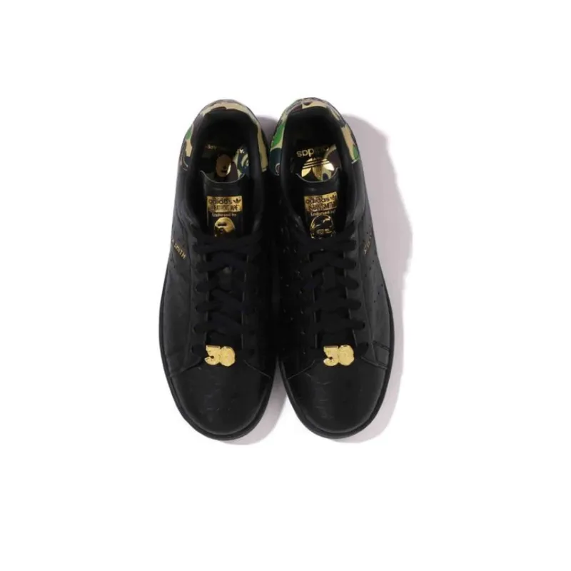 Adidas x A BATHING APE Stan Smith Low Top Skateboard Shoes Men's-3
