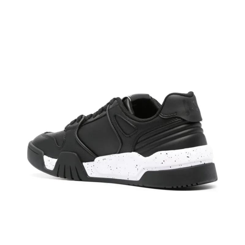 Just Cavalli Logo-patch Leather Sneakers-3