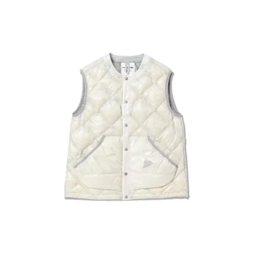 And Wander Vests Unisex White