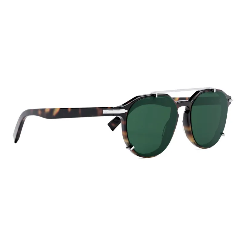 DIOR Round Sunglasses Men's Tortoiseshell-2