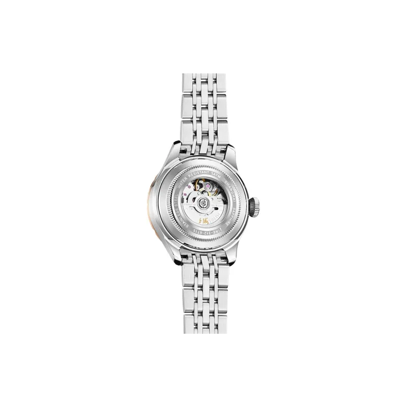 SHANGHAI National Automatic Mechanical Movement Steel Strap Watch Unisex White Dial-2