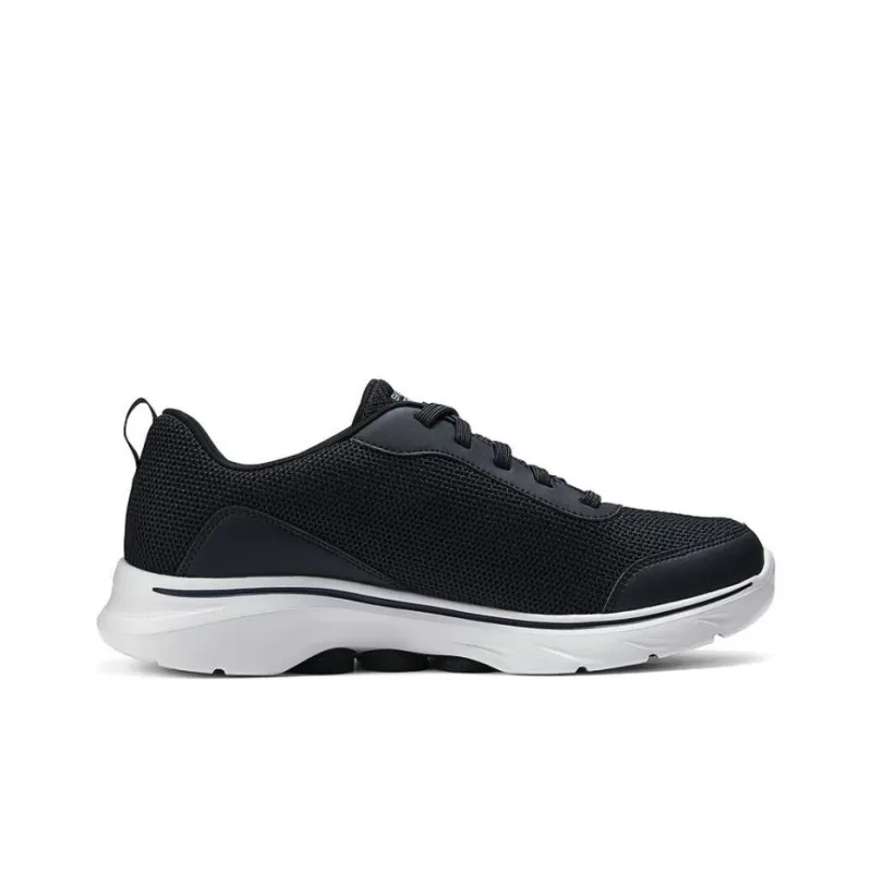 Skechers GO WALK 7 Anti Slip And Wear Resistant Breathable Low Top Casual Running Shoes Men's Black-1