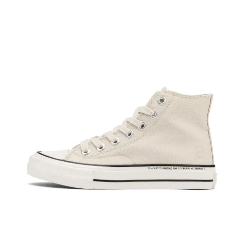 Fragment Design Canvas Shoes Unisex High-Top White