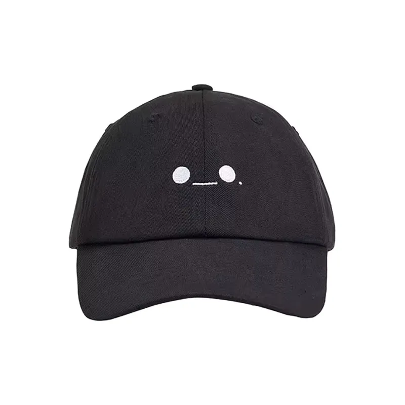 GOOD BAI Cotton Baseball Caps Unisex Black/White-0