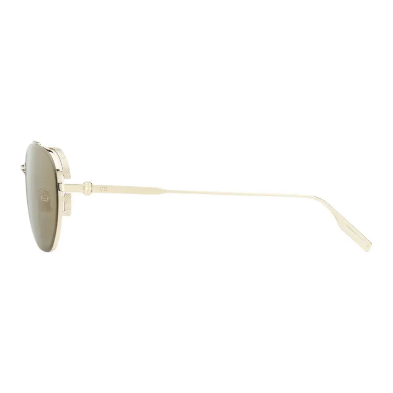 DIOR Metal Aviator Eyeglass Frames Men's Gold-2