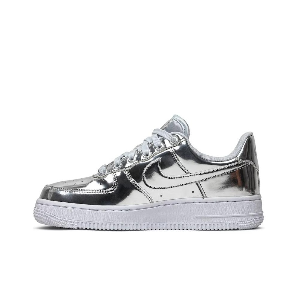 nike air force silver tick