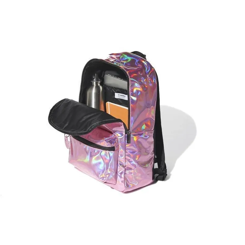 Adidas Originals Artificial Leather Backpack Unisex Bright Pink-4
