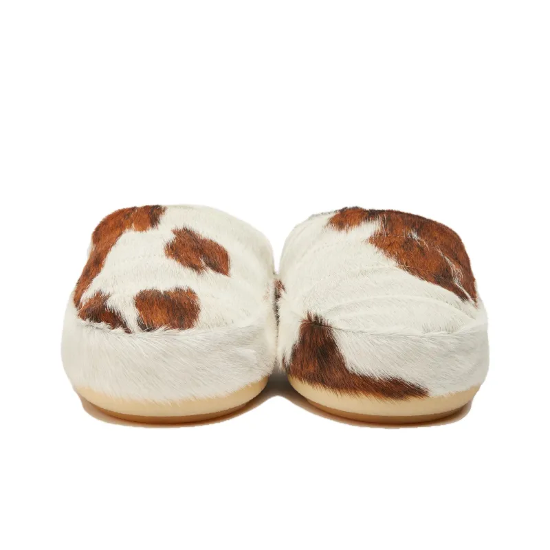 Moon Boot No Lace Cow-Printed Pony Mules Women's-4