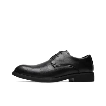 SHUPATE Dress Shoes Men Low Top Black/Brown
