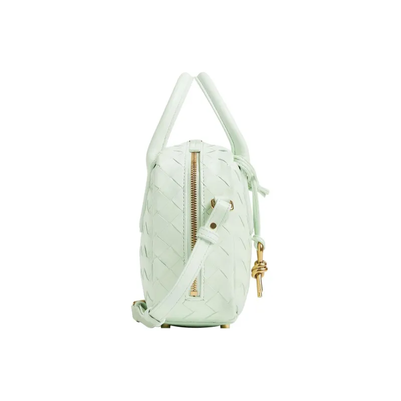 Bottega Veneta Sheepskin Shoulder Bag Crossbody Bag Handbag Small Size Women's Glacier Blue-1