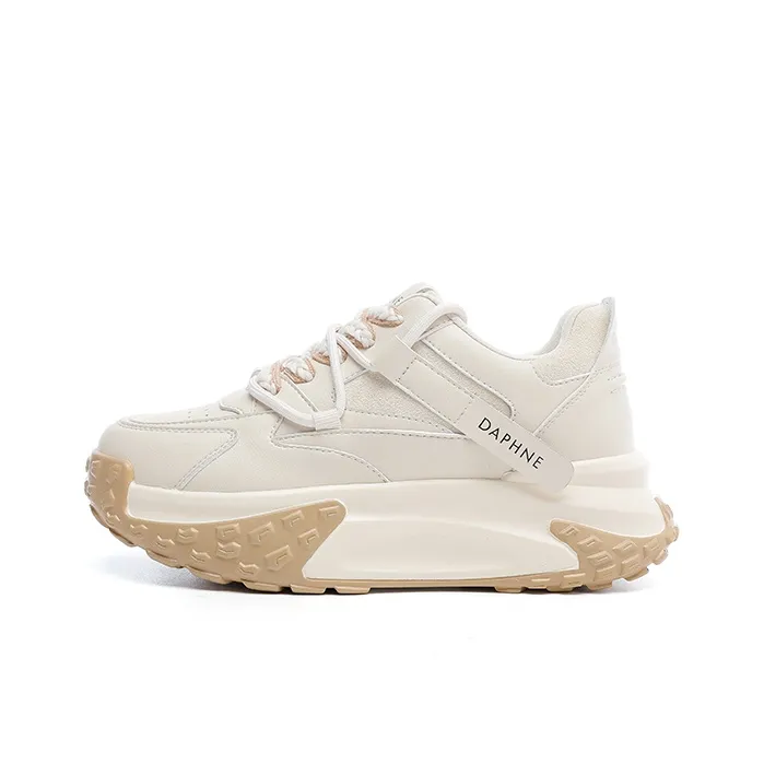 DAPHNE Low Top Casual Shoes 6.5cm Women's Beige-0