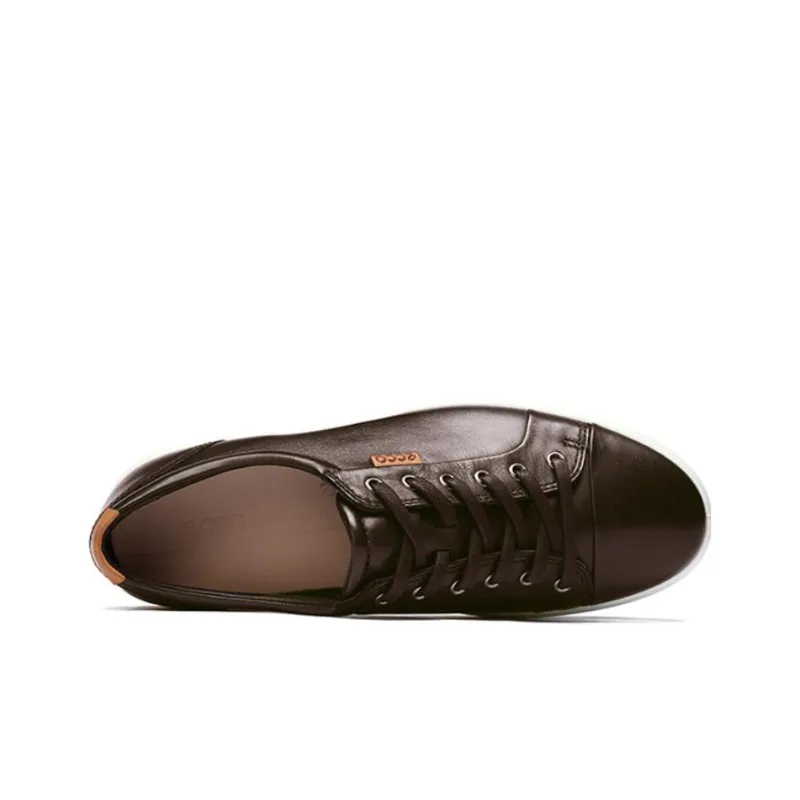 Ecco Low Top Skateboard Shoes Men's Brown-2