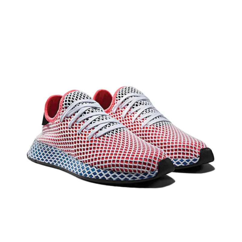 Adidas Deerupt Solar Red Bluebird-4