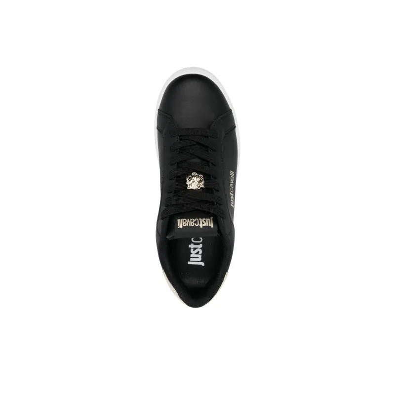 Just Cavalli Low-Top Skateboard Shoes Women's Black-3