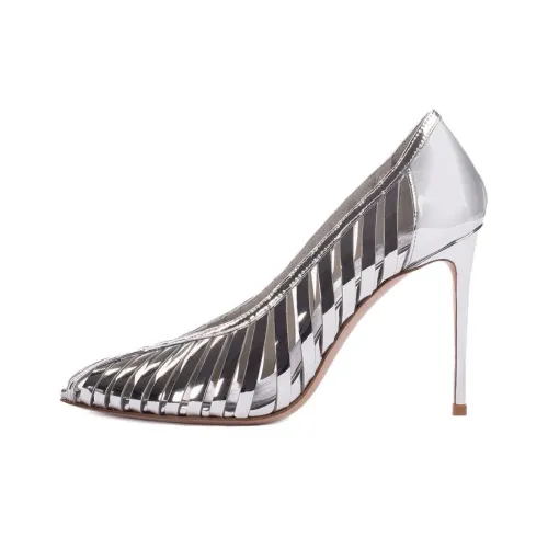 Le Silla Cage Leather Pumps