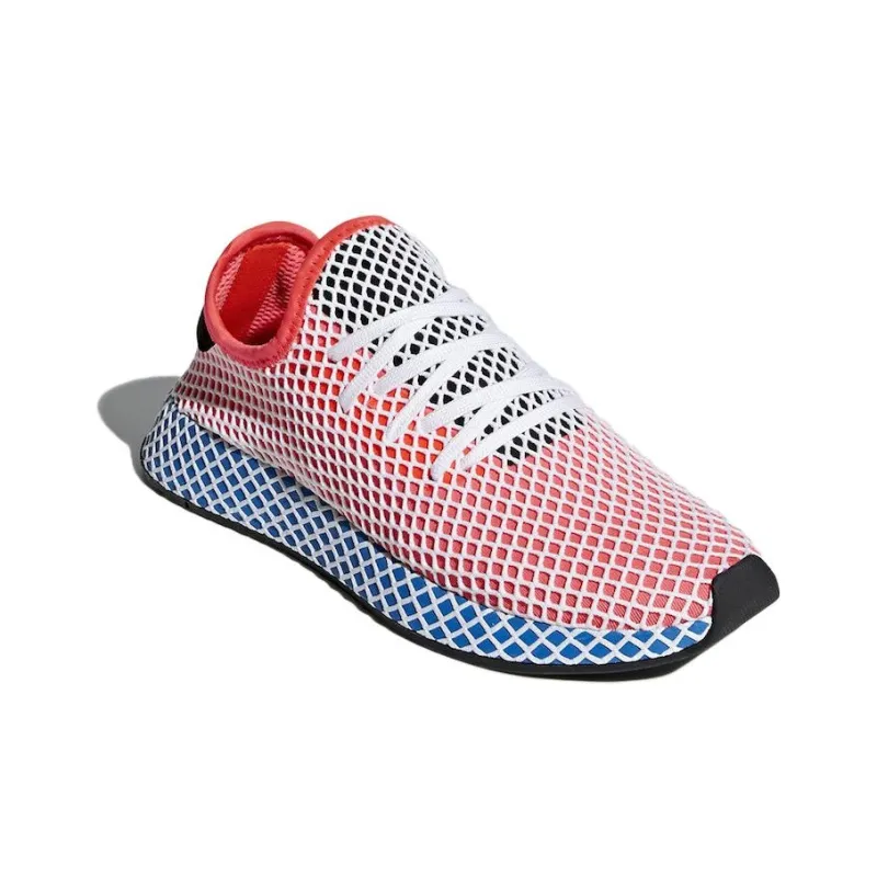 Adidas Deerupt Solar Red Bluebird-2
