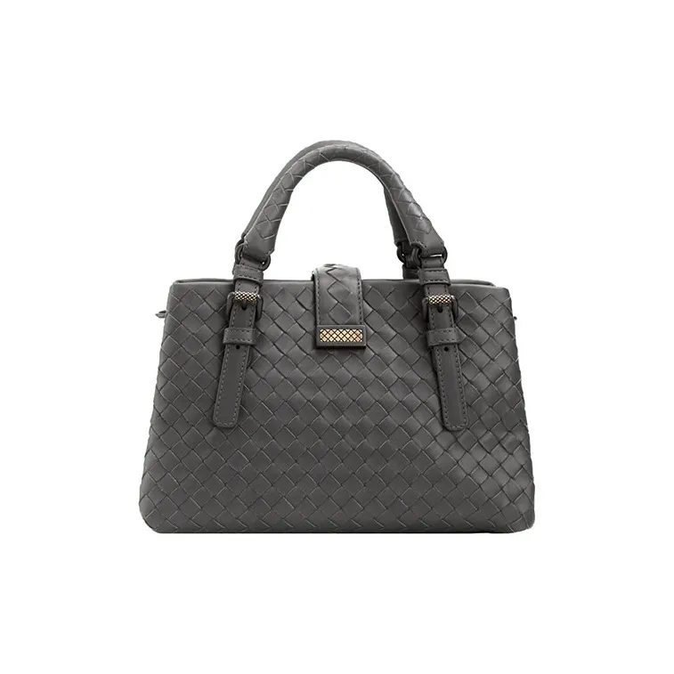 Bottega Veneta Cow Leather Bag, One Shoulder Handbag Regular Women's Gray-1
