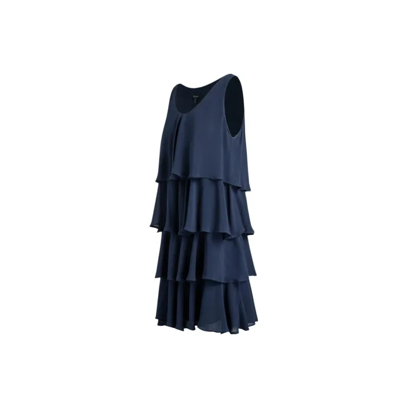 ARMANI EXCHANGE SS23 Sleeveless Dress Women's Navy Blue-2