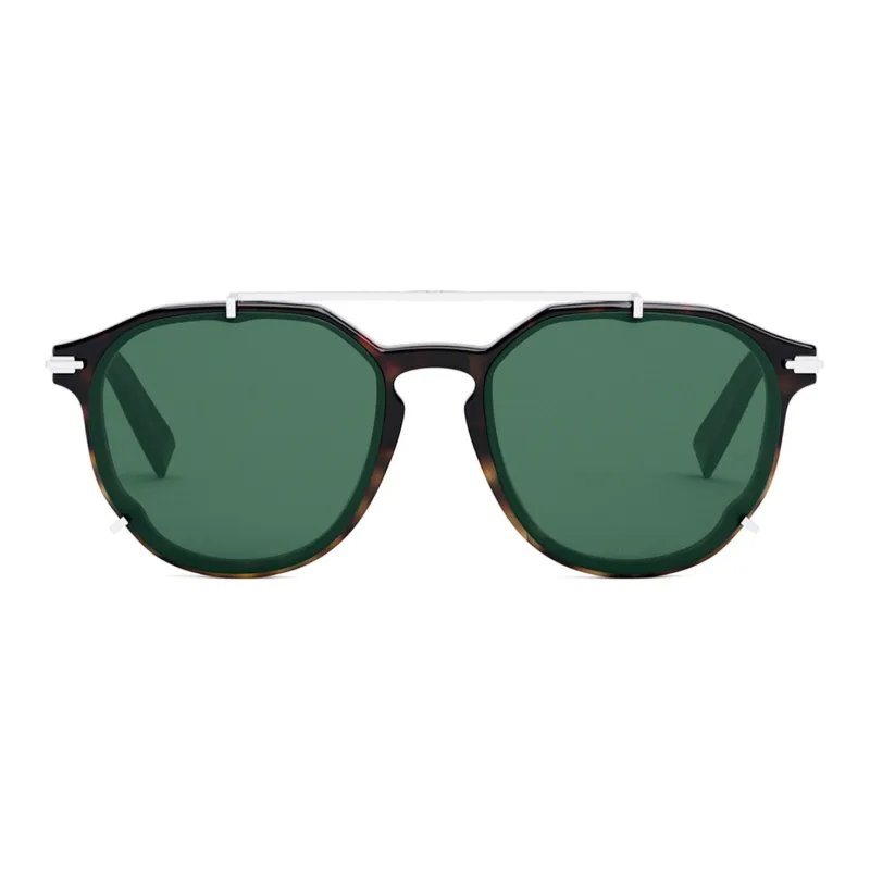 DIOR Round Sunglasses Men's Tortoiseshell-1