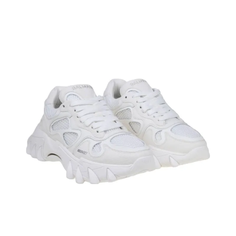 BALMAIN B-East Panelled Sneakers-2