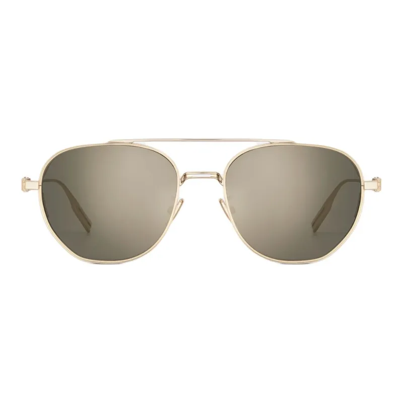 DIOR Metal Aviator Eyeglass Frames Men's Gold-1