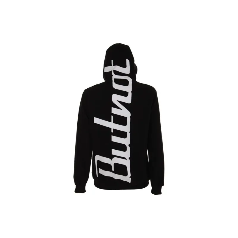 BUTNOT STREET COUTURE Felpa Con Cappuccio E Stampa Retro Sweatshirt Men's Black-1