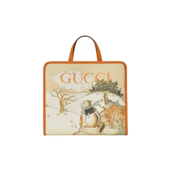 GUCCI Canvas Bag, Handbag Kids' Cream & Beige