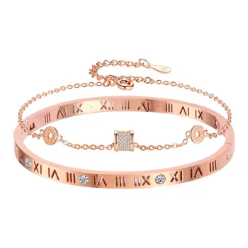 MISS TOOYA Titanium Steel Bangles Women's