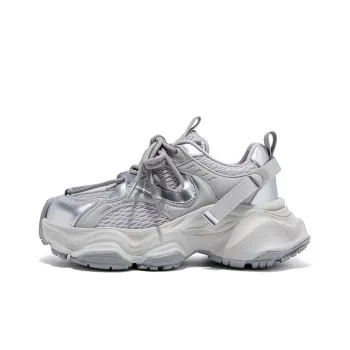 FALLINMISS Star Cloud Shoes Collection Breathable Lightweight Height Increasing Low Top Chunky Sneakers 6CM Women's