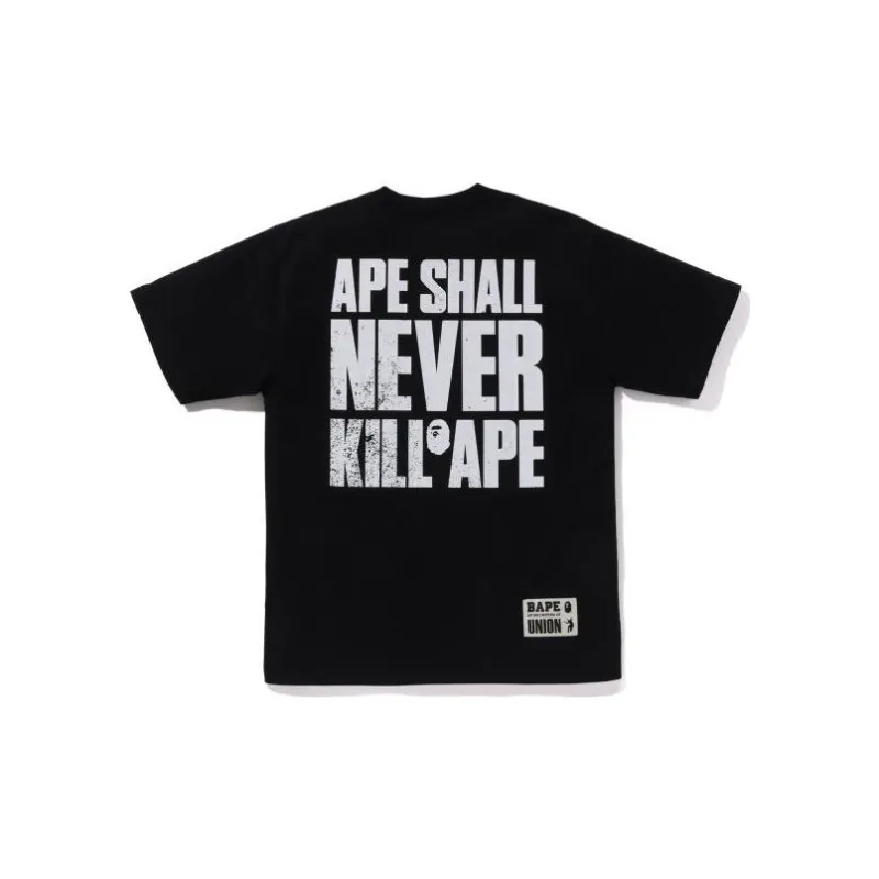A BATHING APE X Union Pigment Dyed Sta Tee-1