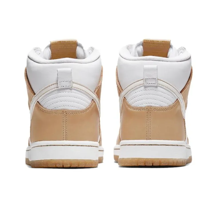 Premier X Nike SB Dunk High Retro White Champagne No‑Coin-3