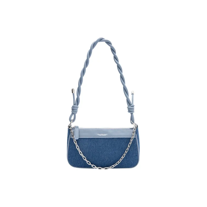 SEM/R Shoulder Bag Cream White/denim Light Blue Women's-6