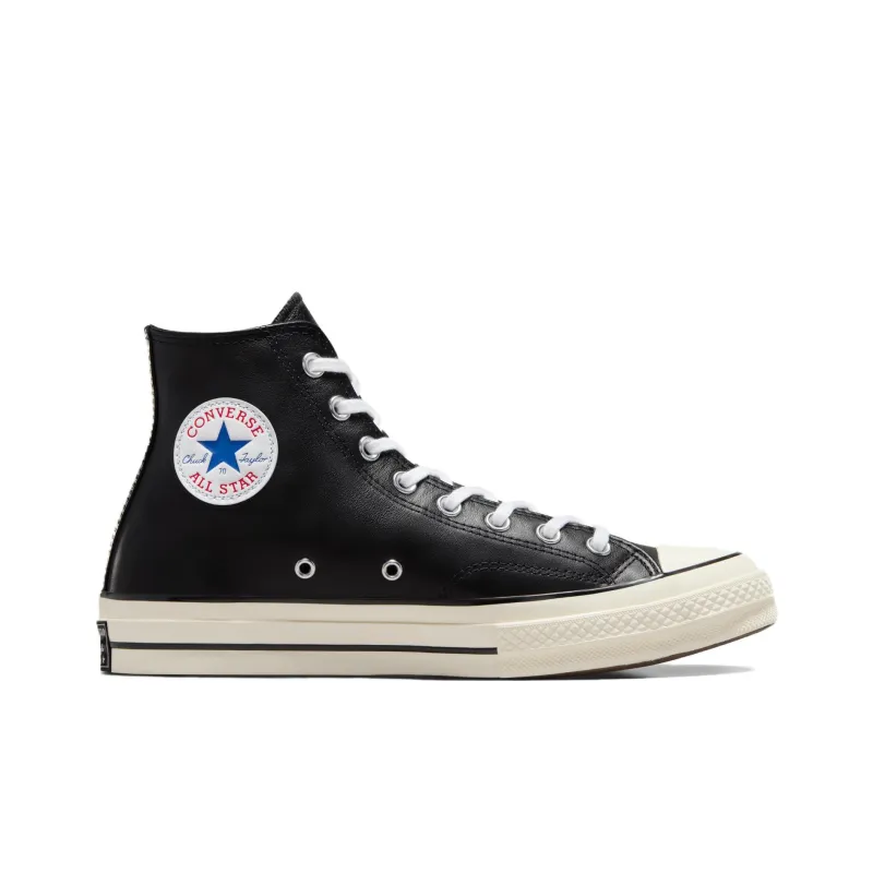 Converse Chuck 70 Leather Hi 'Black' Sneakers-1