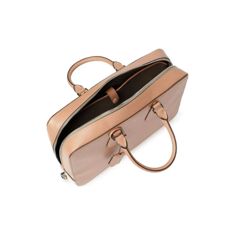 BALLY Genuine Leather Handbag, Shoulder Bag, Crossbody Bag Men's Light Brown-4