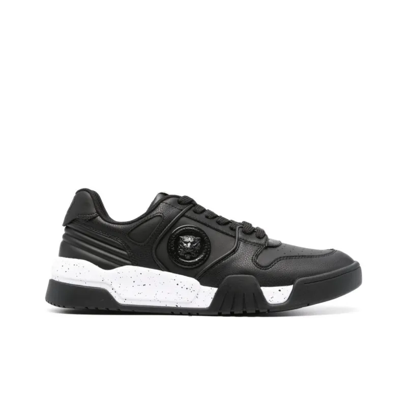 Just Cavalli Logo-patch Leather Sneakers-1