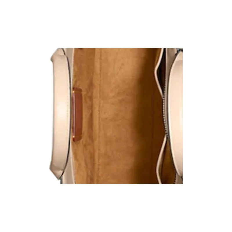 COACH Gotham Leather Tote Bag Shopping Bag One Shoulder Crossbody Portable Large Size Women's Beige-4