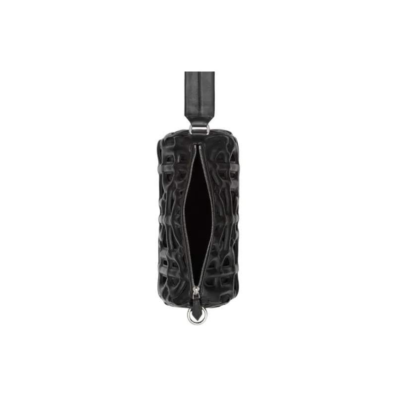 Burberry Leather Rhombus Bag Shoulder Bag Women's Black-2